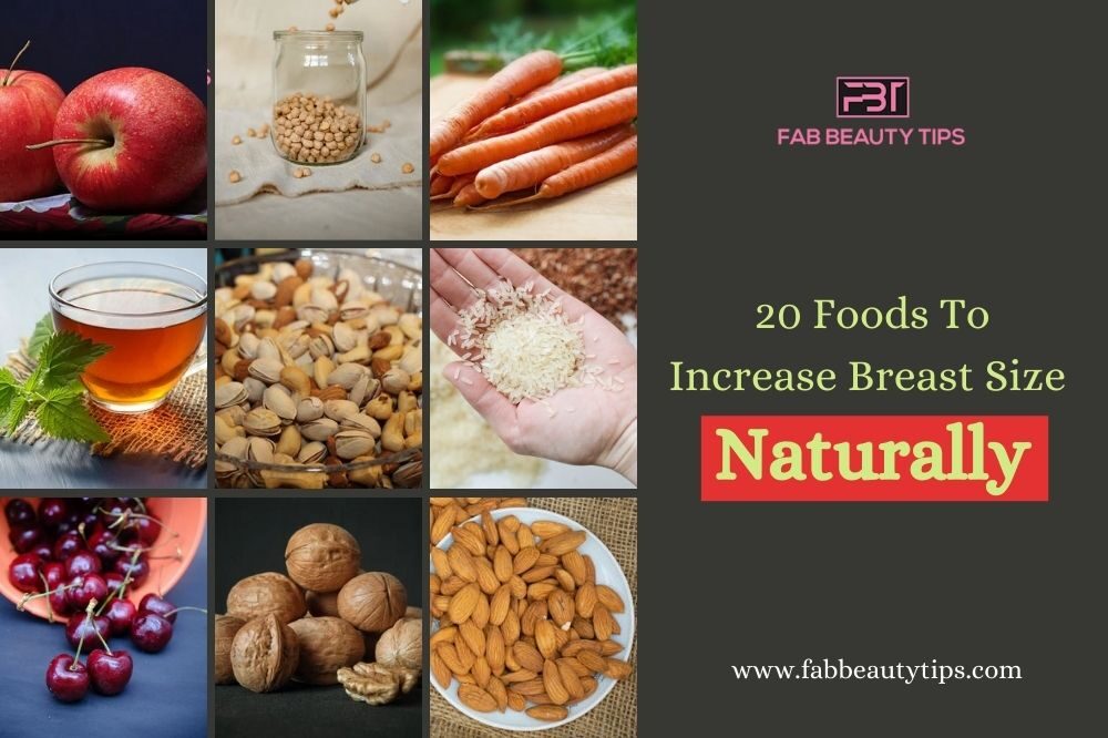 how to increase breast size naturally through food