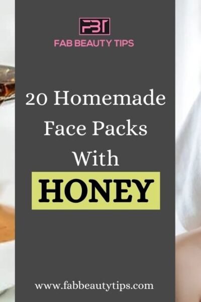 20 Homemade Face Packs With Honey