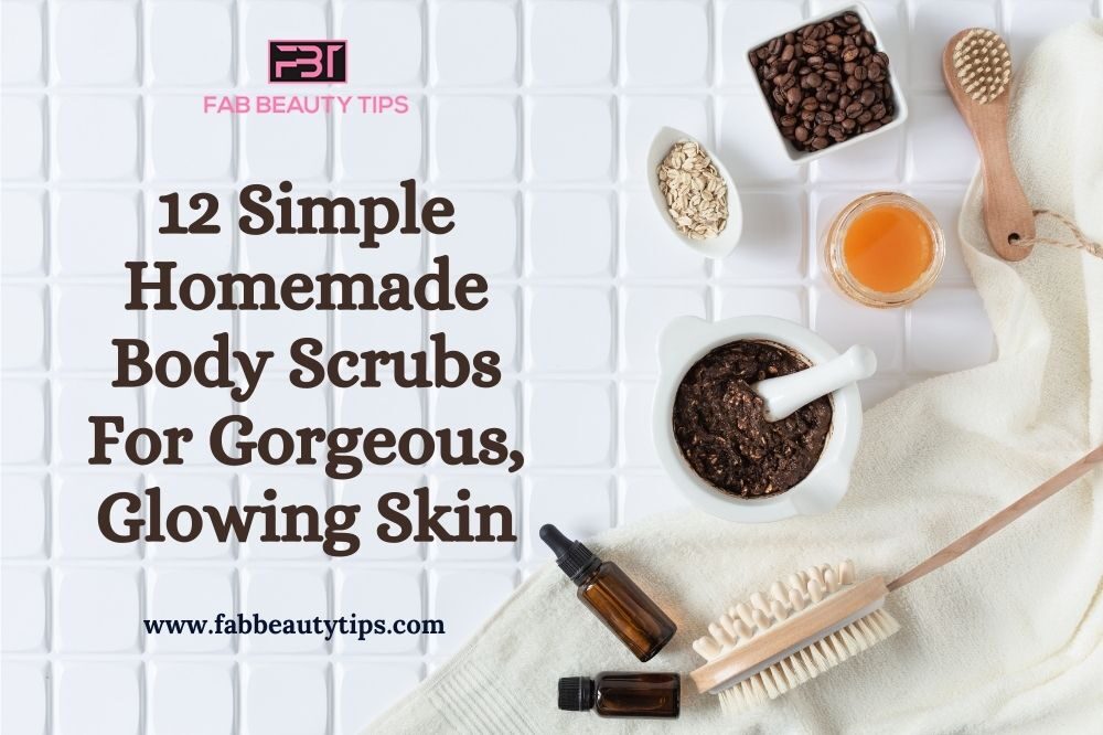 diy body scrub, homemade body scrub for glowing skin, homemade scrub, how to make homemade body scrub, recipe for body scrub